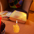 Miniatyrbillede 2 af 5: Butterscotch Donut House Form, 3D-duftende gips