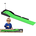 Miniatyrbillede 1 af 9: Desktop Golfspil | Bærbar Fløjls Minigolfspil med Gummibun - Golftræningslegetøj, Dekorative Bordspil med Automatisk Boldretur System