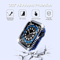 Miniatyrbilde 3 av 5: Bling-deksel kompatibel med Apple Watch Series 3 2 1 42mm skjerm