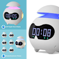 Miniatyrbild 2 av 7: Barnväckarklocka med nattlampa, väckarklocka med Bluetooth-högtalare och söt känsla, digital för sovrum, present till tonårsflickor eller pojkar vuxna