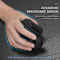 Miniatyrbilde 5 av 5: Ergonomisk Bluetooth-mus - 2,4G trådløs + Bluetooth 4.0