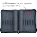 Miniatyrbilde 6 av 7: KCO n Pouch n Cse Bg for Fountin n/Rollerbll ncil Cse vilble for 10 ns - Gry Storge Wterproof n Holder