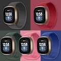 Miniatyrbilde 4 av 5: Elastisk pustende nylonrem for Fitbit Sense/Versa 3