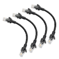 Miniatyrbillede 1 af 5: Cat6 Ethernet Patch-kabel 0,5 fod. Højhastighedsinternetnetværk