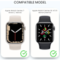 Miniatyrbillede 2 af 6: [2 i 1] Vandtæt Apple Watch-skærmbeskytter