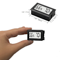 Miniatyrbillede 2 af 5: 6-pak mini lille digital hygrometertermometer indendørs
