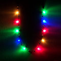 Miniatyrbilde 3 av 4: Lysende LED julelys-kjede - 10 minipærer / 4 farger
