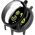 Pikkukuva 1 / 5: Näytönsuoja, yhteensopiva Garmin Vivoactive 5 -kotelon 42 mm kanssa, naarmuuntumaton, täysi suoja (musta) Musta