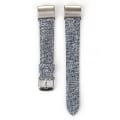 Miniatyrbillede 1 af 5: For Fitbit Charge 2 Cowboy Texture Læder Rem LFM Light Blue