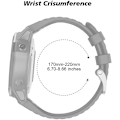 Miniatyrbild 4 av 5: Silikonarmband för Fenix 5x 26mm bredd Kompatibel med Fenix 5x/fenix 5x Plus/fenix 6x Pro ArmyGreen