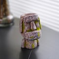Miniatyrbilde 4 av 7: Ester Islnd Hed Sttue n Holder for Desk, Resin Moi Sttue ncil Pot Mkeup Brush Holder Desktop Orgnizer Home Office Desk Decortions