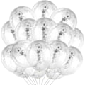 Miniatyrbilde 1 av 5: 10 stk 18 tommers glitterkonfettiballonger