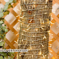 Miniatyrbillede 5 af 8: 99ft 300 LED Lyskæde Indendørs Udendørs, Varm Hvid Julelys Klar Ledning, 8 Tilstande Vandtæt Blinkende Fe Lyskæde Stik til