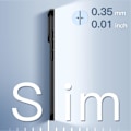 Miniatyrbilde 3 av 6: Ultra Slim Deksel for iPhone 16 Plus 6.7 Ih, Full Kamerabeskyttelse, Lett Matt Finish PP Hardt Minimalistisk Deksel (Svart) Svart