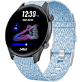 Miniatyrbilde 1 av 4: Kompatibel med TouchElex Venus Smartwatch Band, vevd nylon som kan veves med skall
