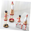 Miniatyrbilde 5 av 5: Juledekorasjoner i tre, juledekorasjoner til bordplaten, julepynt i tre