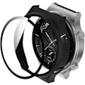 Miniatyrbillede 2 af 4: Smartwatch Fuld Dækning PC Beskyttelsesetui med Hærdet Glas Skærmbeskytter til Huawei Watch GT2 Pro, Blød og Holdbar (PC Sort)