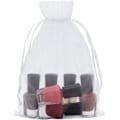 Miniatyrbillede 4 af 5: Vita organza gaveposer tum 100 stk