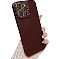 Pikkukuva 1 / 5: iPhone 13 Pro -kotelo, Yksivärinen täysi kameran linssisuoja Yhteensopiva iPhone-kotelon kanssa (Viininpunainen, iPhone 13 Pro) Viininpunainen