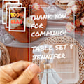 Miniatyrbillede 4 af 5: 10 stk. Akryl Glas Transparent Krystalklar Panel - 1mm Tykt Plexiglas Akrylplader