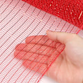 Miniatyrbillede 3 af 5: Deco Mesh 5,9 tommer x 30 fod Dekor Mesh Bånd med Metallic Foil Deco Mesh