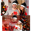 Miniatyrbilde 4 av 5: 12 stk. hatter Jule Non Woven Stofflue for Ferier Xmas Festartikler