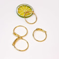 Miniatyrbillede 3 af 5: 6 stk. Guld Servietringe (Infinity Knot) - Elegant Moderne Tal Otte Enkle