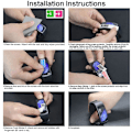 Miniatyrbilde 2 av 5: Hydrogel-skjermbeskytter med høy følsomhet for Fitbit Versa 3 /