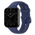 Miniatyrbillede 1 af 5: For Oppo Watch 3 Solid Color Soft Silicone Watch Band LHQ Midnight Blue