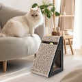 Miniatyrbilde 2 av 9: Kattenskrape leketøy, rampe trekant skrapepost for kattunge - kjæledyr katter forsyninger, slitesterk vertikal katt skrape med ball for små, mellomstore,
