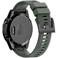 Miniatyrbillede 3 af 5: Silikone Rem til Fenix 5x 26mm Bredde Kompatibel Med Fenix 5x/fenix 5x Plus/fenix 6x Pro ArmyGreen