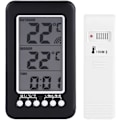 Miniatyrbild 1 av 5: Digital LCD utomhustermometer Utomhustermometer Temperatur Trådlös Sändare