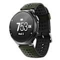 Miniatyrbillede 3 af 4: For Garmin Forerunner 220 To-farvet silikone urrem ZQB Army Green Black