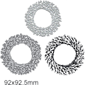 Miniatyrbild 4 av 5: Metallstansar för kransdesign: Blom-, löv- och grenstansar för hantverk