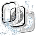 Miniatyrbilde 1 av 6: 2 i 1 Bling vanntett etui for iWatch Series 6