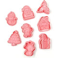 Miniatyrbild 1 av 5: Jul Cookie Cutters: 8 Santa Shape Scone Cutters för Barn