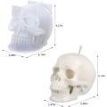 Miniatyrbillede 2 af 5: Skull Resin Molds Silikon, 2 ST 3D Skull Molds