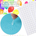 Miniatyrbillede 5 af 5: Dobbeltsidede Sticky Dot Stickers - Aftagelig rund spackel (10 mm)