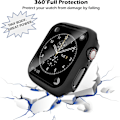 Miniatyrbillede 5 af 5: 2-pak hårdt PC-cover kompatibelt med Apple Watch SE/Series 6/5/4 40mm