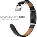 Miniatyrbilde 4 av 5: Rem for Fitbit Inspire/Inspire HR/Inspire 2 - Premium Lærreim