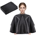 Miniatyrbild 1 av 5: 3 st Satin Makeup Capes. Svart lättviktssalong för hårklippningssjal