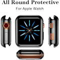 Miniatyrbillede 2 af 5: 3-pak kompatibel med Apple Watch etui 38 mm, blød HD høj følsomhed