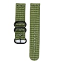 Miniatyrbillede 1 af 5: For Suunto 7 Tre-ringet Stålspænde Nylon Urrem KCU Army Green