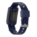 Miniatyrbillede 3 af 5: Til Fitbit Charge 3 Se Silikon One Body Armor Watch Band JEK Navy Blue