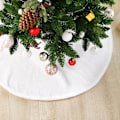 Miniatyrbilde 5 av 5: Myk plysj juletre teppe juletre tilbehør