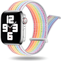 Miniatyrbillede 1 af 5: Justerbart Nylon Sport Loop Band kompatibel med Apple Watch Band