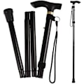 Miniatyrbild 1 av 5: Hopfällbar och justerbar design Walking Cane Folding Cane Portable Walking Cane