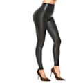 Miniatyrbillede 1 af 5: Kvinde Kunstlæder Leggings Bukser PU Elastisk Formgiven Hofte