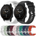 Miniatyrbild 5 av 5: För Garmin Forerunner 955 22mm enfärgat silikonarmband LBR Burgundy