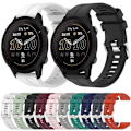 Miniatyrbild 5 av 5: För Garmin Forerunner 955 22mm enfärgat silikonarmband LBR White